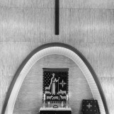 Alterpartiet i gravkapellet