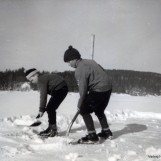 Skøytebanen ryddet de selv