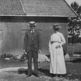 Anna og Julius Hasle på Bergby
