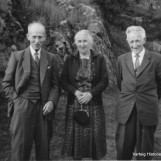 Georg T. Bøe og ekteparet Anna og Henrik Bøhaugen