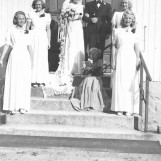 Brudeparet Ruth Rogndalen og Fred Lunde