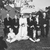 Fra bryllupet til Martha Hasle og Holger Haselgren