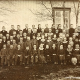 Elevene på Kokkimskolen på 1890-tallet