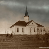 Kirken før restaureringen i 1911