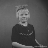 Randi Brenne fotografert som liten jente