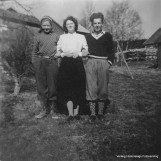 De tre eldste barna på Brenne