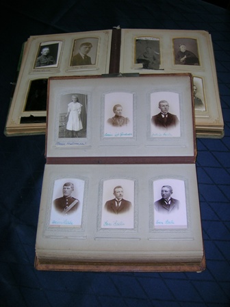 Gamle fotoalbum